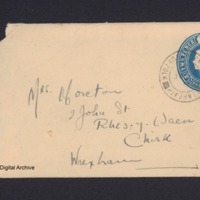 Letter to his sister from Ellis Edwards